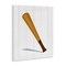 Stupell Industries Sporty Baseball Bat Canvas, design by Christine Simpson Art